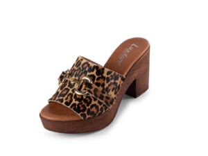 LADIES LEO LEATHER CLOG 8452096 Ladies Sandals