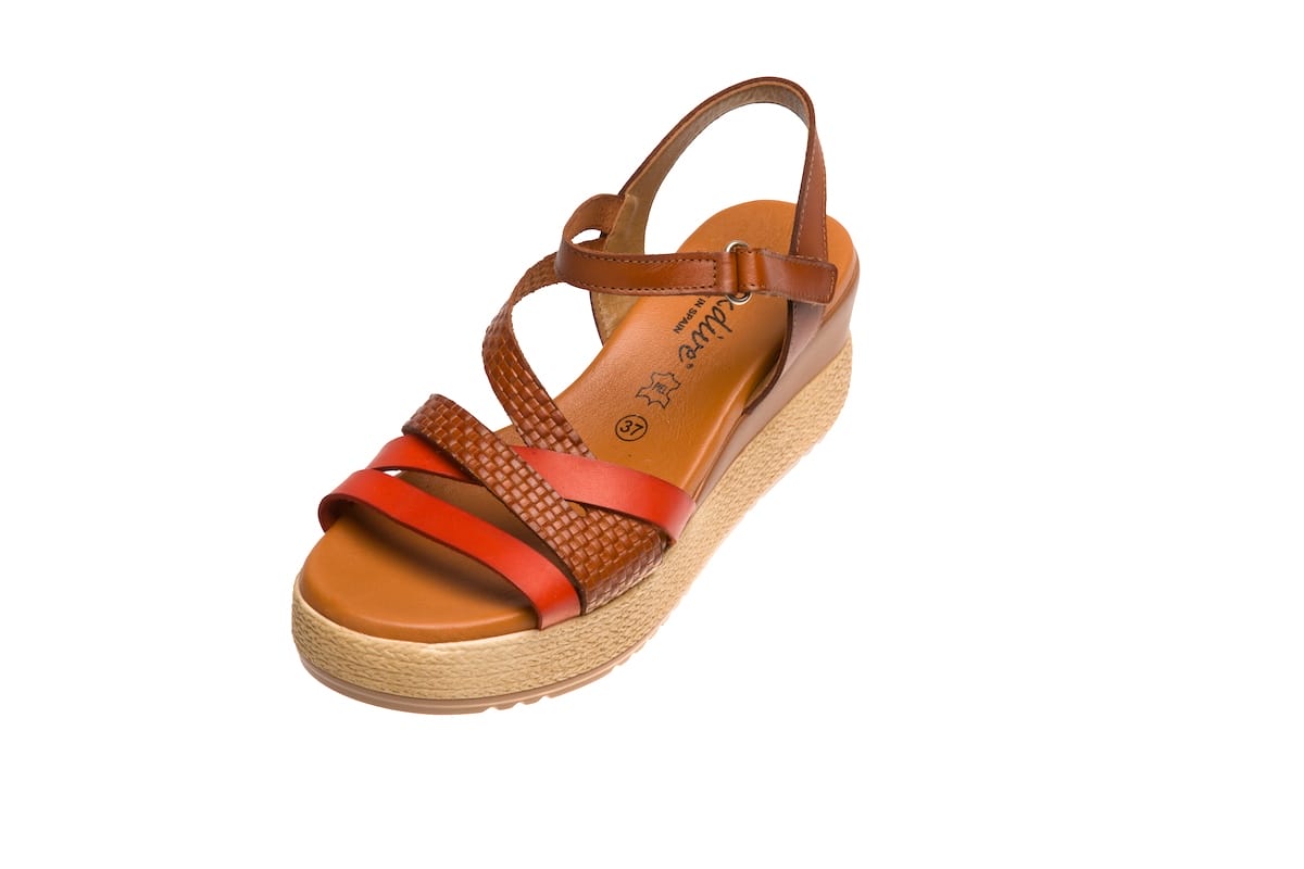 DAMEN LEDERKEILSANDALE 0254226 Sandalen Damen